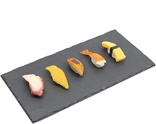 Y-Nut Sushi Teller Set, 4 Pc Schiefer, flach,Serviertablett, Stein Rock Stil, Käseplatte, Schiefer Platzset,Schieferplatten, Untersetzer, Platzteller, Platzset, Schieferplatte Set 30 x 20 cm Y-Nut Sushi Teller Set, 4 Pc Schiefer, flach,Serviertablett, Stein Rock Stil, Käseplatte, Schiefer Platzset,Schieferplatten, Untersetzer, Platzteller, Platzset, Schieferplatte Set 30 x 20 cm von Y-Nut