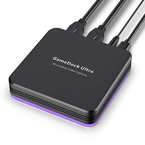 Y&H HDMI Game Capture Card with HDR HDMI Out,4K30P/1080P 120HZ Videoaufnahmekarte Live Streaming for Xbox Series X/S,Xbox One X,Nintendo Switch,PS5 and PS4Pro von Y&H
