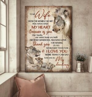 An meine Frau: Ich liebe dich mehr, als ich sagen kann. Familienporträt auf Leinwand, Wandkunst An meine Frau: Ich liebe dich mehr, als ich sagen kann. Familienporträt auf Leinwand, Wandkunst von YAASIMOULE