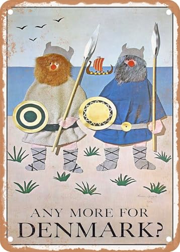 Blechschilder 1965 Any More for Denmark Vintage Ad sprüchen wandkunst home deko von YAASIMOULE