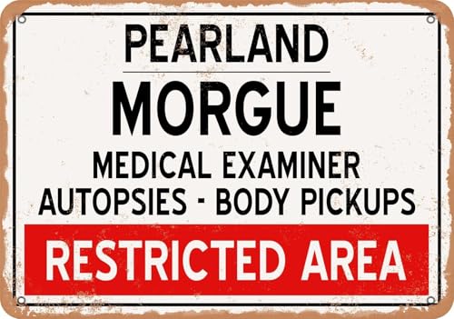 Blechschilder Morgue of Pearland for Halloween - Vintage Rusty Look sprüchen wandkunst home deko Blechschilder Morgue of Pearland for Halloween - Vintage Rusty Look sprüchen wandkunst home deko von YAASIMOULE