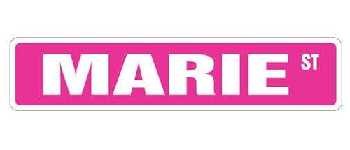 MARIE Straßenschild Kinder Name Zimmer Metallschild Aufkleber von YAASIMOULE