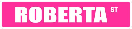 Metallschild Roberta 4" x 16" Metall-Neuheit Straßenschild Metallschild Roberta 4" x 16" Metall-Neuheit Straßenschild von YAASIMOULE