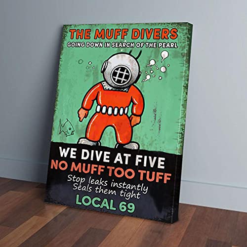 YAASIMOULE Die Muff Drivers Scuba Diving Leinwanddrucke von YAASIMOULE