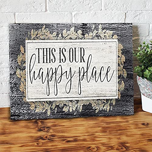 YAASIMOULE Dies ist unser Happy Place Blätter grau Home Leinwand Drucke Wandkunst YAASIMOULE Dies ist unser Happy Place Blätter grau Home Leinwand Drucke Wandkunst von YAASIMOULE