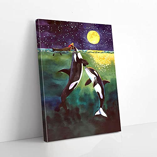 YAASIMOULE Leinwandbilder mit Orca-Walen YAASIMOULE Leinwandbilder mit Orca-Walen von YAASIMOULE