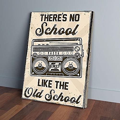 YAASIMOULE Leinwanddrucke mit dem Old School DJ von YAASIMOULE