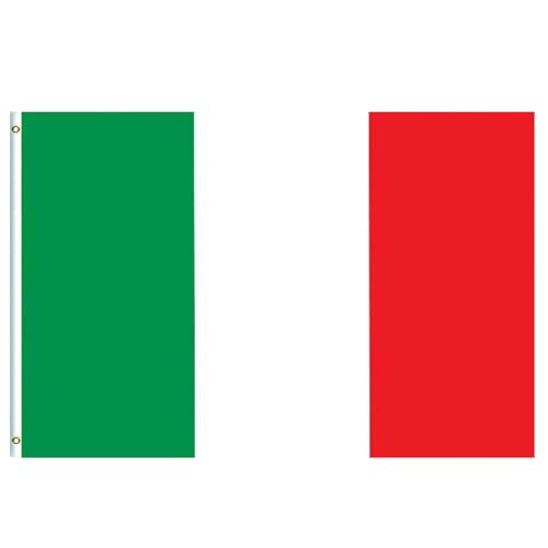 Italien Flagge Groß Italien Fahne 90x150cm,Italienisch Flagge Nationalflagge Oly Flagge Italien Fanartikel Italy Flag mit Messing-Ösen für Oly Deko 2024,Euro Fußball Party EM Fahne von YAAVAAW