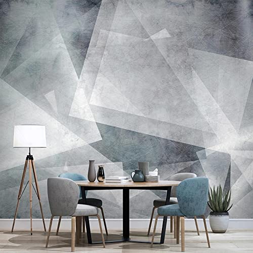 YABAOST Tv Wand Hintergrundbild Tapete 200X100Cm Wandtapete Schlafzimmer Tapeten Wohnzimmer Mode Textur Dreieck Wasserfest Selbstklebendes Wandbild Abnehmbar Tapete Wanddekoration von YABAOST