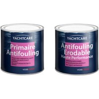 YACHTCARE Grundierung und Antifouling Pack - Grau - 2x 750 ml - Gris von YACHTCARE