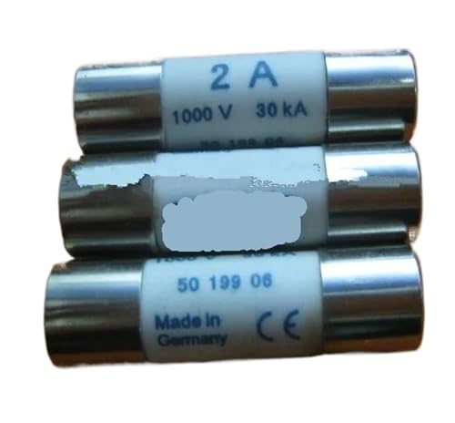 Sicherungen: 1 Stück 16 A 690 V 200 kA gR 5017906/2 A 1000 V AC/DC 30 kA gR 5019906/1 A 3 A 4 A 5 A 6 A 8 A 10 A 12 A 20 A 25 A 30 A 5017906 50199026 10 * 38(30A) von YACODLUL