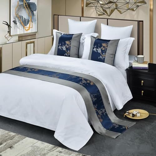 YADLCR Bettläufer Schal Protector Slipcover Modern Smooth Comfort Bed Runners & Scarves Bed Decorative für Hotel Guesthouse Home Resorts(1,50x240cm (for 1.8m Bed)) von YADLCR