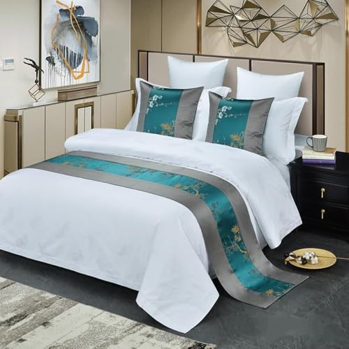 YADLCR Bettläufer Schal Protector Slipcover Modern Smooth Comfort Bed Runners & Scarves Bed Decorative für Hotel Guesthouse Home Resorts(3,50x180cm (for 1.2m Bed)) von YADLCR