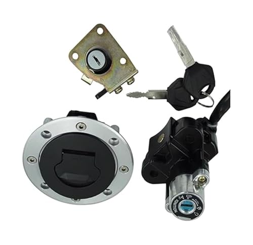 Motorrad Zündschloss Für Suz&uki Für GSX1200 1999-2000 Für GSXR600 1997-2000 Für GSXR750 1993-1999 Motorrad Zündschalter Tankdeckelschloss Tankdeckel Tankdeckel Zündschalter von YADLIUASA