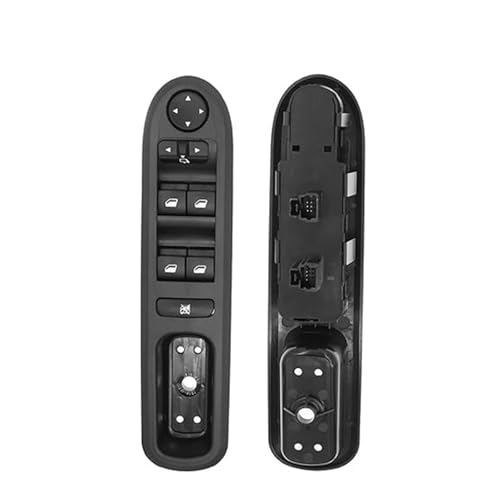 Schalter Taste Auto Fensterheber Für Citroen C3 C4 Für Peugeot 207 307 407 2000-2014 6490HQ 6554QC Heber Taste Switc 554.KT Auto Elektrische Power Fenster Control Schalter(2) von YADLIUASA
