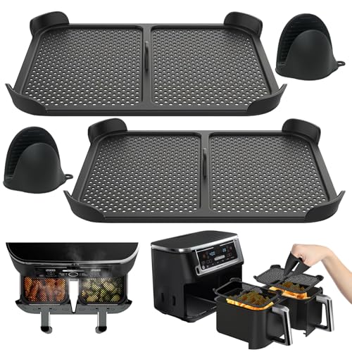YADODO 2 Stück Spritzschutz für Ninja AF400EU AF451EU Foodi Max Dual Zone Heißluftfritteuse Zubehör Spritzschutz für Ninja Airfryer Zubehör Silikon Spritzschutz für Ninja AF400eu AF451EU YADODO 2 Stück Spritzschutz für Ninja AF400EU AF451EU Foodi Max Dual Zone Heißluftfritteuse Zubehör Spritzschutz für Ninja Airfryer Zubehör Silikon Spritzschutz für Ninja AF400eu AF451EU von YADODO