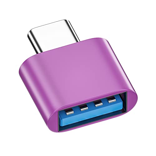 Yafe USB-C auf USB-Adapter, USB-C auf USB 3.0, Adapter USB Typ C auf USB (violett) von Yafe