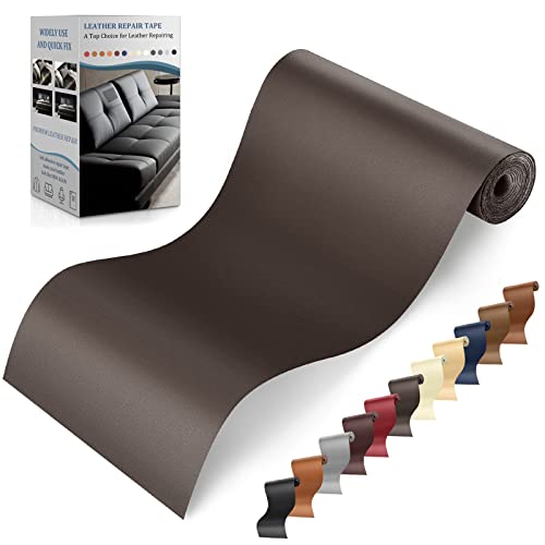 Leder Reparatur Set Dunkler Kaffee, 10 x 160cm Kunstleder Selbstklebend, Lederflicken Selbstklebend Leder Patch für Couch, Sofa, Autositze Zubehör,Jacken, Handtaschen Leder Reparatur Set Dunkler Kaffee, 10 x 160cm Kunstleder Selbstklebend, Lederflicken Selbstklebend Leder Patch für Couch, Sofa, Autositze Zubehör,Jacken, Handtaschen von YAFLC