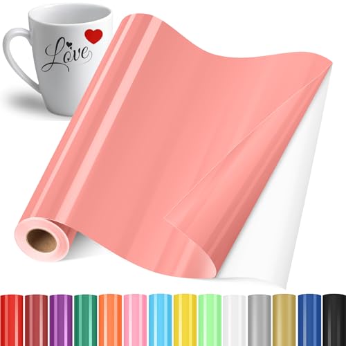 YAFLC Selbstklebend Plotterfolie Vinyl, 30.5x400cm Selbstklebend Vinylfolie Plotter, Permanente Plotterfolie Vinyl für Teetasse, DIY Geschenke, Fenster, Keramik Koralle YAFLC Selbstklebend Plotterfolie Vinyl, 30.5x400cm Selbstklebend Vinylfolie Plotter, Permanente Plotterfolie Vinyl für Teetasse, DIY Geschenke, Fenster, Keramik Koralle von YAFLC