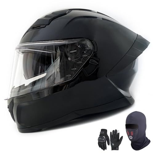 Integralhelm Motorrad für Erwachsene Damen und Herren, Jethelm mit getönten Visieren, Roller, Motocross, zugelassen nach ECE 22.06 H,XXL63-64CM Integralhelm Motorrad für Erwachsene Damen und Herren, Jethelm mit getönten Visieren, Roller, Motocross, zugelassen nach ECE 22.06 H,XXL63-64CM von YAGAMAXUNZ