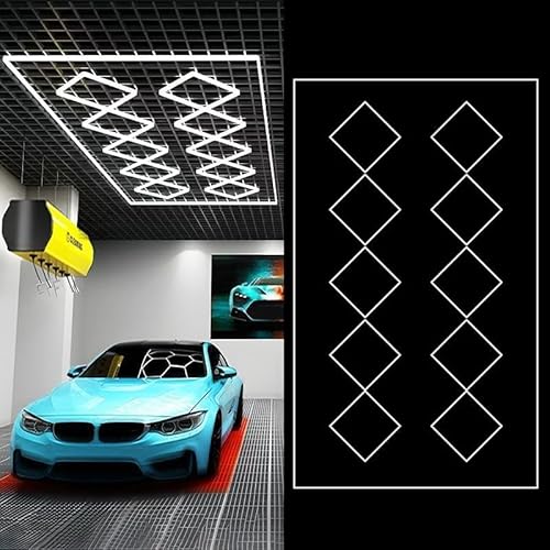 YAGAMAXUNZ Sechseckiges LED-Autogaragenlicht für Garage, 6500 K sechseckiges LED-Garagenlicht, Werkstatt, Lager, Keller, Fitnessstudio usw. C YAGAMAXUNZ Sechseckiges LED-Autogaragenlicht für Garage, 6500 K sechseckiges LED-Garagenlicht, Werkstatt, Lager, Keller, Fitnessstudio usw. C von YAGAMAXUNZ