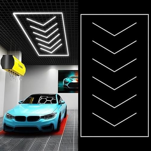 YAGAMAXUNZ Sechseckiges LED-Autogaragenlicht für Garage, 6500 K sechseckiges LED-Garagenlicht, Werkstatt, Lager, Keller, Fitnessstudio usw. H YAGAMAXUNZ Sechseckiges LED-Autogaragenlicht für Garage, 6500 K sechseckiges LED-Garagenlicht, Werkstatt, Lager, Keller, Fitnessstudio usw. H von YAGAMAXUNZ