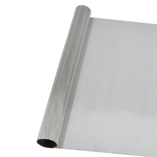YAGJIA Drahtgitter Feinmaschig 30cm x 120cm(120Mesh), Fliegengitter Metall Gitter Edelstahl 304, Drahtgeflecht Edelstahlgewebe Maschendraht für Filtersieb Blatt Filternetz Filtrationstuch von YAGJIA