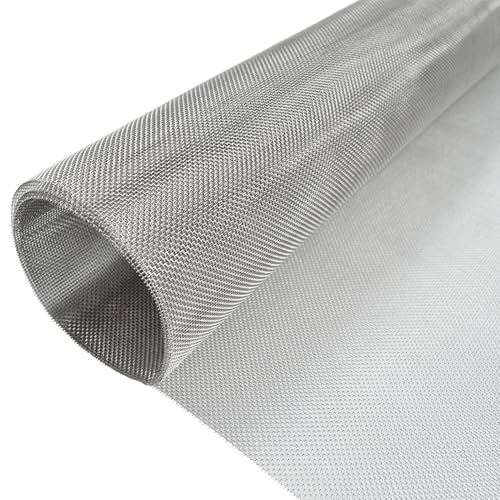 YAGJIA Drahtgitter Feinmaschig 30cm x 120cm(20Mesh), Fliegengitter Metall Gitter Edelstahl 304, Maschendraht Drahtgeflecht für Insektengitter Mäusedraht Lüftungsgitter Filternetz von YAGJIA