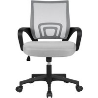 Bürostuhl Drehstuhl ergonomischer Schreibtischstuhl höhenverstellbar Chefsessel Computer Stuhl mit Rollen Armlehne Große Sitzfläche - Yaheetech von YAHEETECH