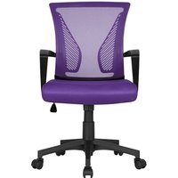 Bürostuhl Schreibtischstuhl ergonomischer Drehstuhl Chefsessel höhenverstellbar Sportsitz Mesh Netz Stuhl - Yaheetech von YAHEETECH