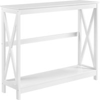 Konsolentisch Flurtisch mit Ablage Beistelltisch für Wohnzimmer, Flur, 101.5 x 30 x 81 cm - Yaheetech von YAHEETECH