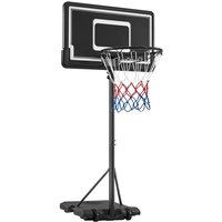 Yaheetech - Mobiler Basketballständer Höhenverstellbarer Basketballkorb Korbanlage mit Rollen Basketballanlage für Indoor/Outdoor Verstellbare von YAHEETECH