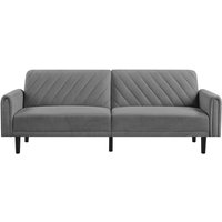 Yaheetech - Schlafsofa Leicht Verstellbar Sofa 201 cm Länge Bettsofa bis 360 kg Belastbar Schlafcouch für Wohnzimmer/Schlafzimmer/Gästezimmer von YAHEETECH