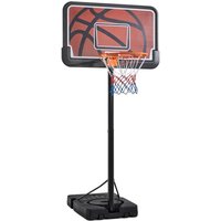 Yaheetech - 233 bis 308 cm höhenverstellbarer Basketballständer Mobiles Basketballsystem für den Innen- oder Außenbereich Basketballkorb kann mit von YAHEETECH