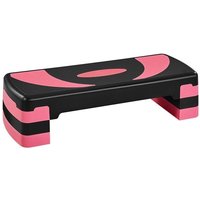 Yaheetech Aerobic Steppbrett Stepper für Zuhause und Büro Steppbrett mit 3 Stufen Stepboard Trainingsgerät Fitness von YAHEETECH