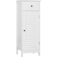 Yaheetech Badezimmerschrank Badschrank Schmal Badkommode Standschrank mit Schublade und Tür, 32 x 30 x 87 cm, Weiß Yaheetech Badezimmerschrank Badschrank Schmal Badkommode Standschrank mit Schublade und Tür, 32 x 30 x 87 cm, Weiß von YAHEETECH