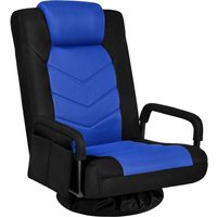 Yaheetech - Bodenstuhl 360° Drehbar, Bodensessel 6-stufig Verstellbar, Klappbarer Boden Gaming Stuhl mit Armlehne & Praktischer Tasche, Bodensofa für von YAHEETECH