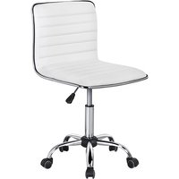 Yaheetech - Bürostuhl Chefsessel Drehstuhl Ergonomischer Schreibtischstuhl höhenverstellbar Weiß von YAHEETECH