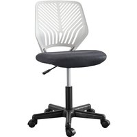 Yaheetech - Bürostuhl Schreibtischstuhl ohne Armlehnen Drehstuhl mit Rücklehne Arbeitsstuhl höhenverstellbar 136 kg belastbar 50 x 55 x 79-92 cm von YAHEETECH