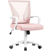 Yaheetech - Bürostuhl ergonomischer Schreibtischstuhl Drehstuhl Chefsessel Sportsitz Mesh Netz Stuhl höhenverstellbar Wippfunktion von YAHEETECH