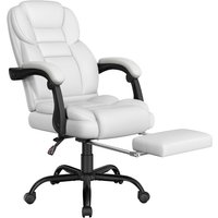 Yaheetech - Chefsessel ergonomischer Bürostuhl mit Fußstütze Schreibtischstuhl mit Hoher Rückenlehne Computerstuhl mit adaptiven Armlehnen fürs Yaheetech - Chefsessel ergonomischer Bürostuhl mit Fußstütze Schreibtischstuhl mit Hoher Rückenlehne Computerstuhl mit adaptiven Armlehnen fürs von YAHEETECH