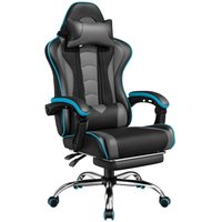 Yaheetech - Gaming Stuhl Ergonomischer Gamer Stuhl mit Massagefunktion Computerstuhl mit Fußstütze Bürostuhl 90-135° Rückenlehne verstellbar Gaming Yaheetech - Gaming Stuhl Ergonomischer Gamer Stuhl mit Massagefunktion Computerstuhl mit Fußstütze Bürostuhl 90-135° Rückenlehne verstellbar Gaming von YAHEETECH