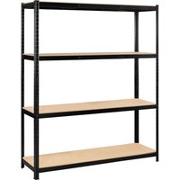 Yaheetech Lagerregal 180x150x45cm (HxBxT) Schwerlastregal Standregal Garage Regal Metallregal Regalsystem 4 Böden 265kg pro Boden von YAHEETECH