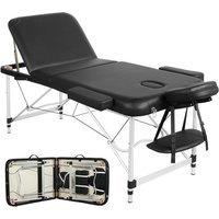 Yaheetech Massageliege mobile 3 Zonen Massagetisch Massagebank Massagebett Kosmetikliege Aluminiumfüße bis 250kg belastbar von YAHEETECH