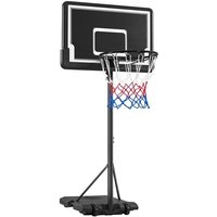 Yaheetech - Mobiler Basketballständer Höhenverstellbarer Basketballkorb Korbanlage mit Rollen Basketballanlage für Indoor/Outdoor Verstellbare von YAHEETECH