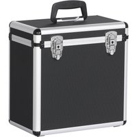 Plattenkoffer Schallplattenkoffer LP-Koffer, Tragbarer Abschließbarer Vinyl Koffer zur Aufbewahrung von 50 lp für dj und Schallplatten - Yaheetech von YAHEETECH