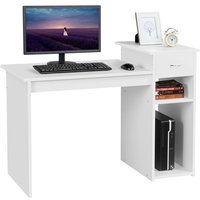 Yaheetech - Schreibtisch Bürotisch Computertisch mit Schubladen pc Tisch Laptoptisch für Home, 112 x 50 x 82 cm von YAHEETECH