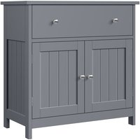 Yaheetech Waschbeckenunterschrank Badschrank Unterschrank Waschtischunterschrank mit Schublade & 2 Türen Badkommode Badmöbel im Landhausstil Yaheetech Waschbeckenunterschrank Badschrank Unterschrank Waschtischunterschrank mit Schublade & 2 Türen Badkommode Badmöbel im Landhausstil von YAHEETECH
