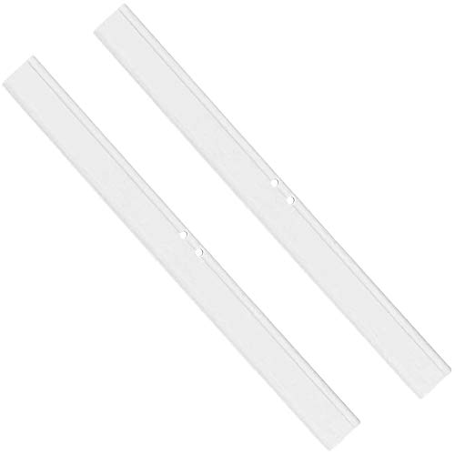 2 Stücke Gummilippe 35cm Silikon Abziehlippe für Duschabzieher Ersatzlippe für Abzieher (Weiß) von YAHENLI