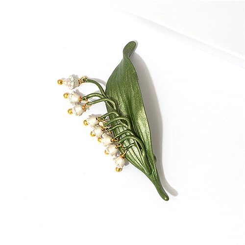 YAHOYA Damen High-End Exquisite und Einfache Perle Maiglöckchen Blume Brosche Anstecknadel Frau Hochzeit Accessoires Broschen Schmuck YAHOYA Damen High-End Exquisite und Einfache Perle Maiglöckchen Blume Brosche Anstecknadel Frau Hochzeit Accessoires Broschen Schmuck von YAHOYA